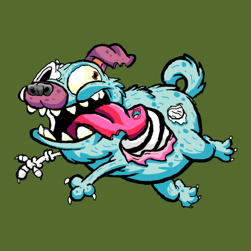 Zombie Dog drawing by Guardianoflives
