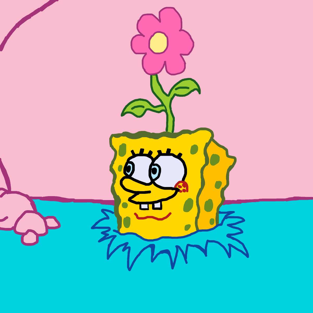 SpongeBob drawing by paigey-doodle