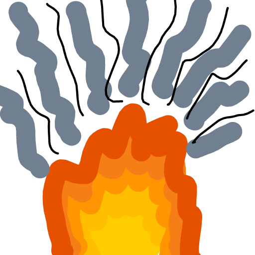 Smoke drawing by Anna