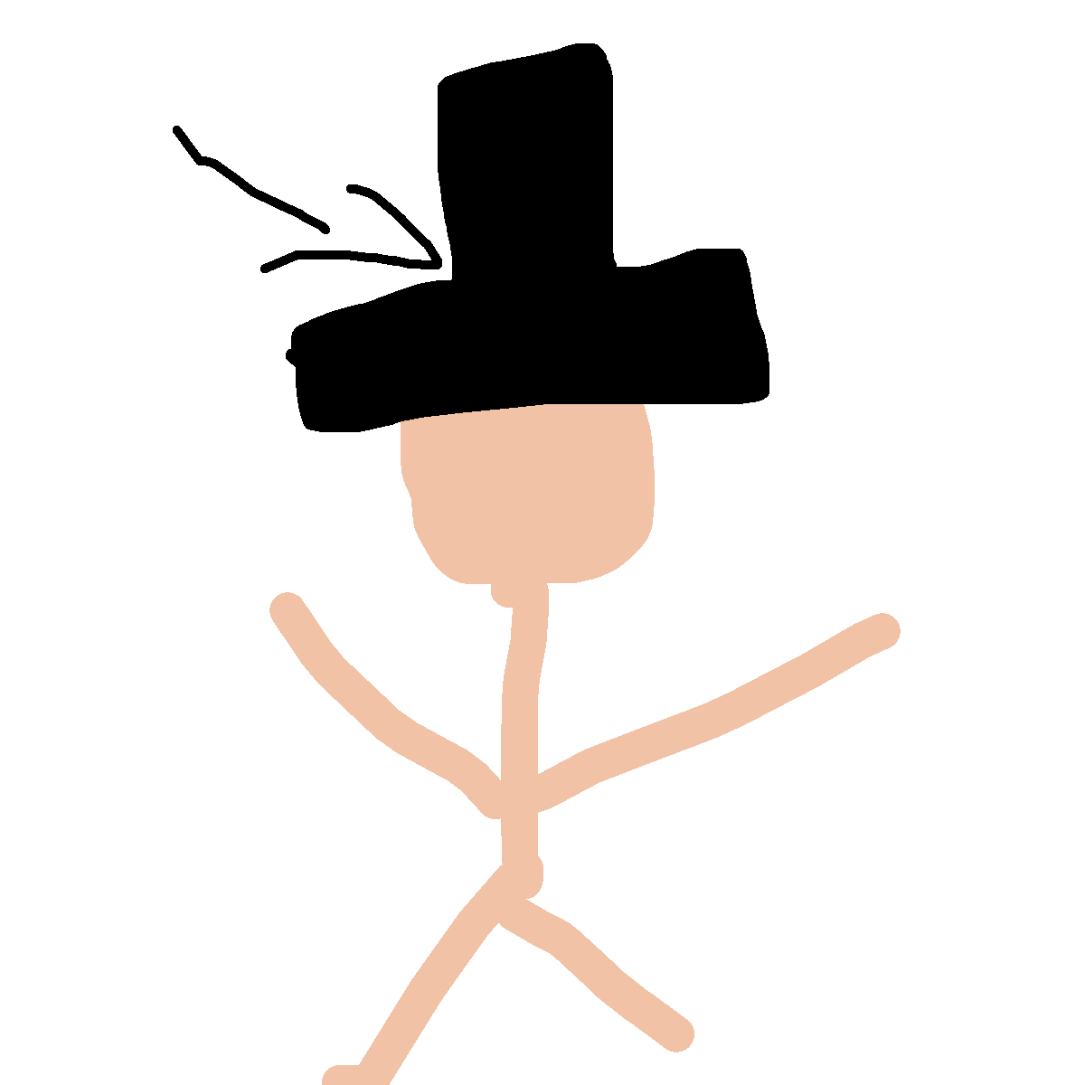 Top Hat drawing by blue-alpha-rogue