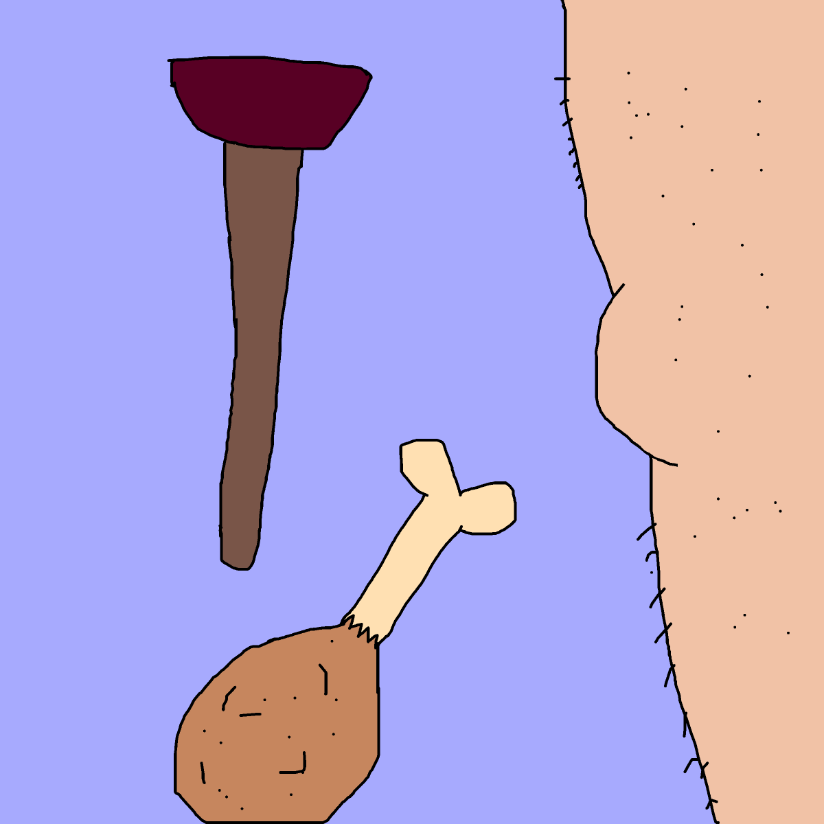 Leg drawing by krissywissy