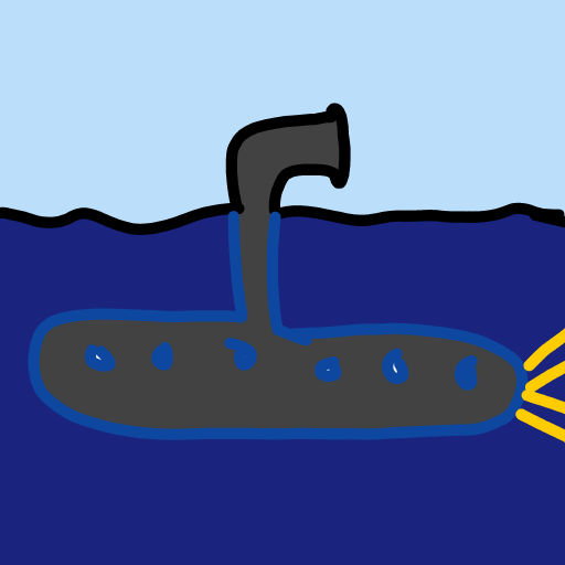 Submarine drawing by Marcos