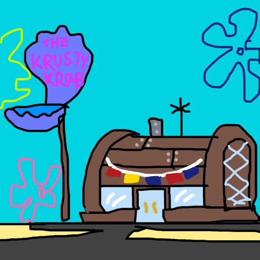Krusty Krab drawing by countnicula