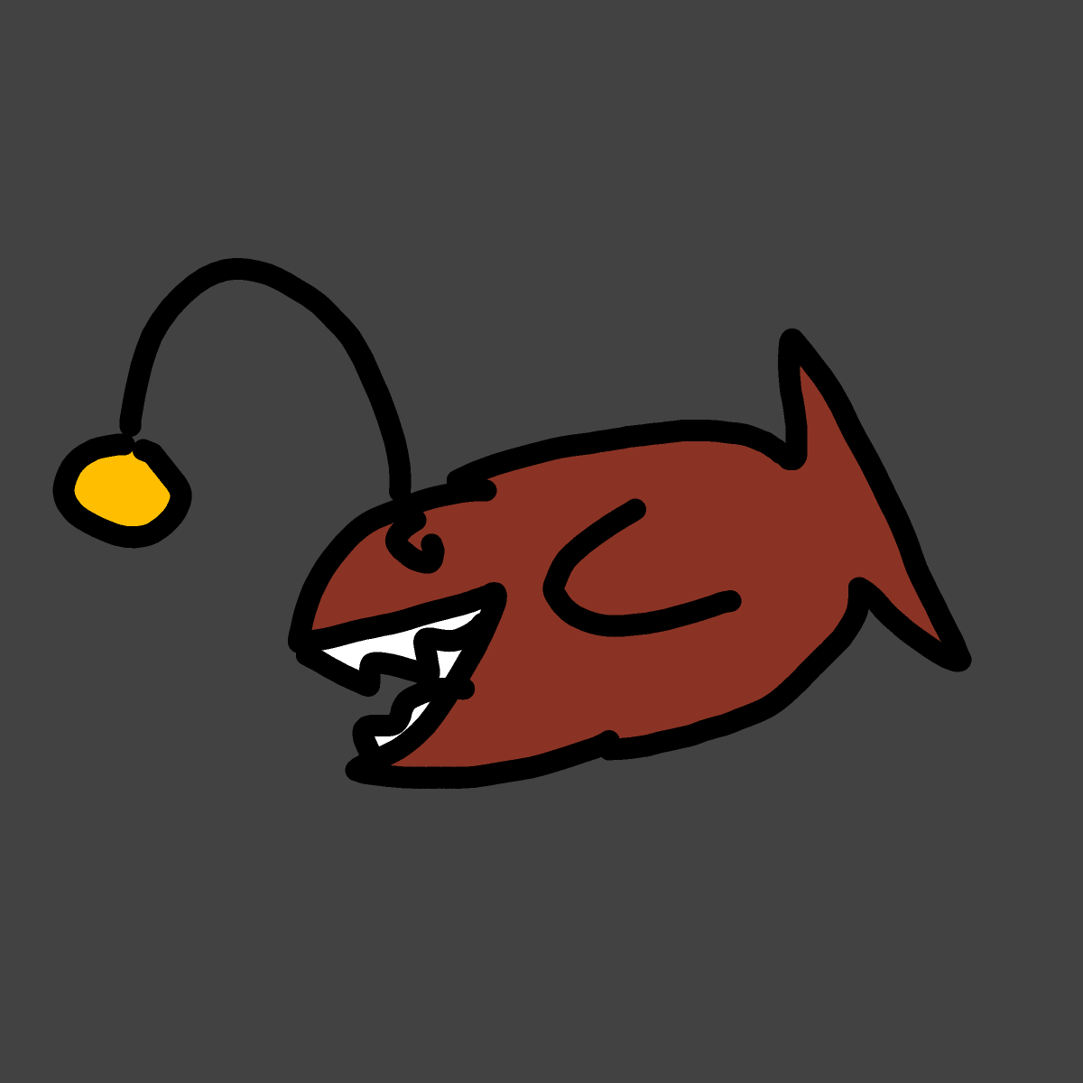 Anglerfish drawing by sonic-bold-major