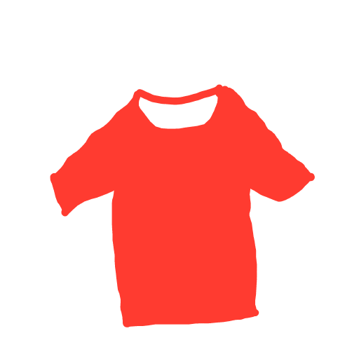 Red Shirt drawing by Mr Doodles