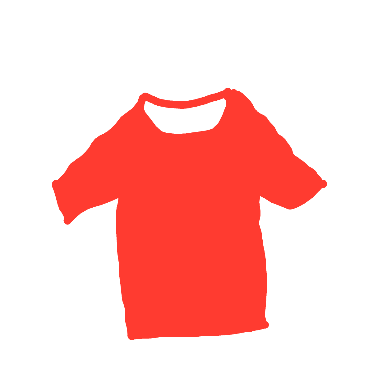Red Shirt drawing by Mr Doodles