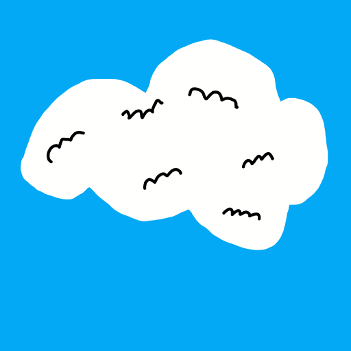 Cloud drawing by Purokushi