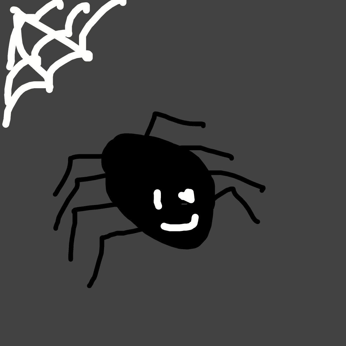 Spider drawing by tromb