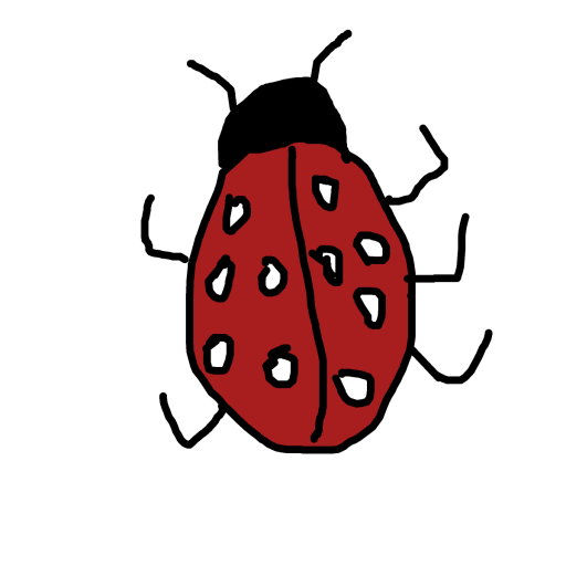 Ladybug drawing by nyca