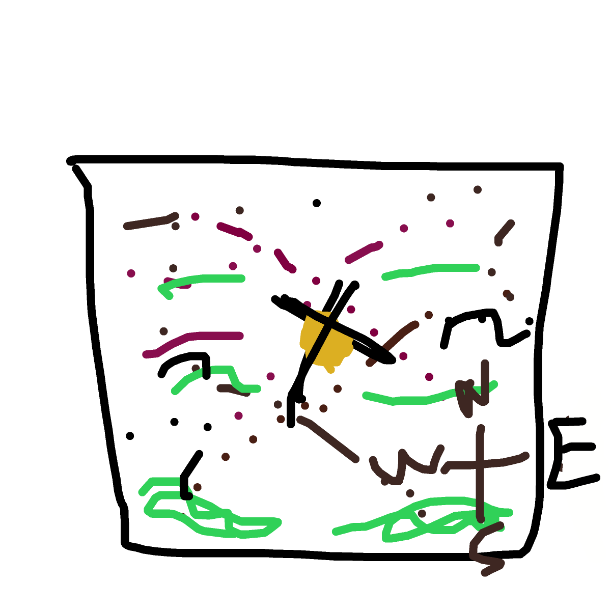 Treasure Map drawing by wide-pure-sketch