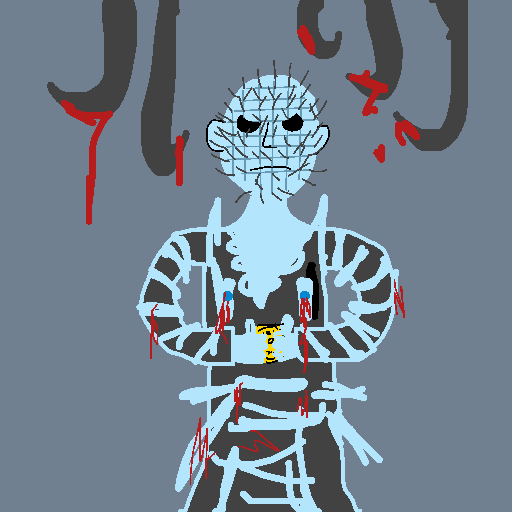 Pinhead drawing by jashezilla