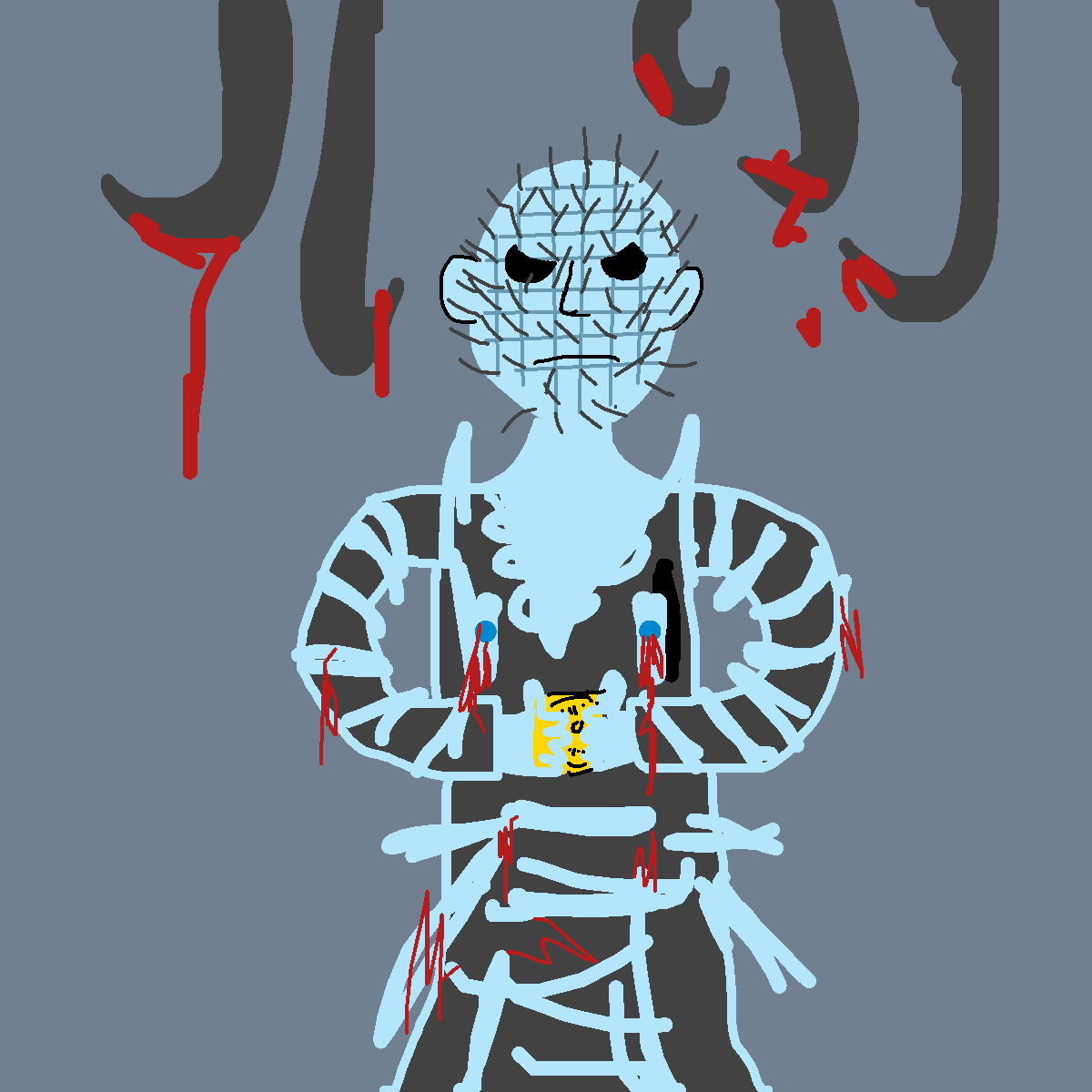 Pinhead drawing by jashezilla