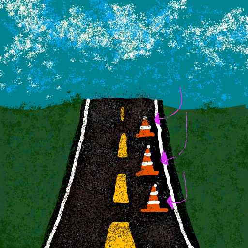 Traffic Cone drawing by tris - art _ wow
