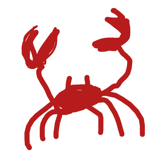 Crab drawing by martinilopez