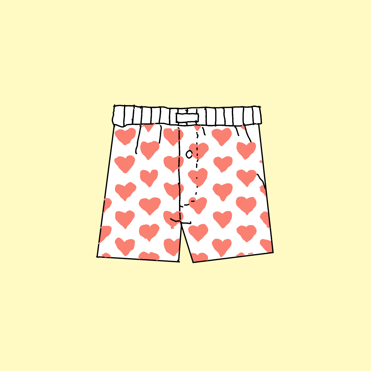 Boxer Shorts drawing by Guardianoflives