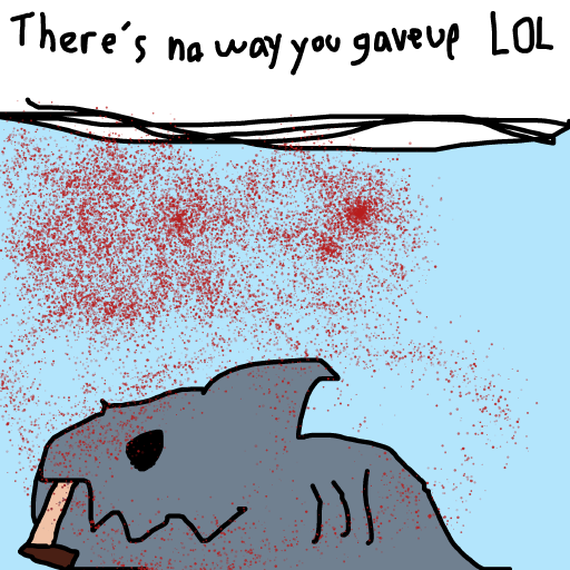 Jaws drawing by ldiot