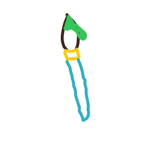 Paintbrush drawing by Juliezzz