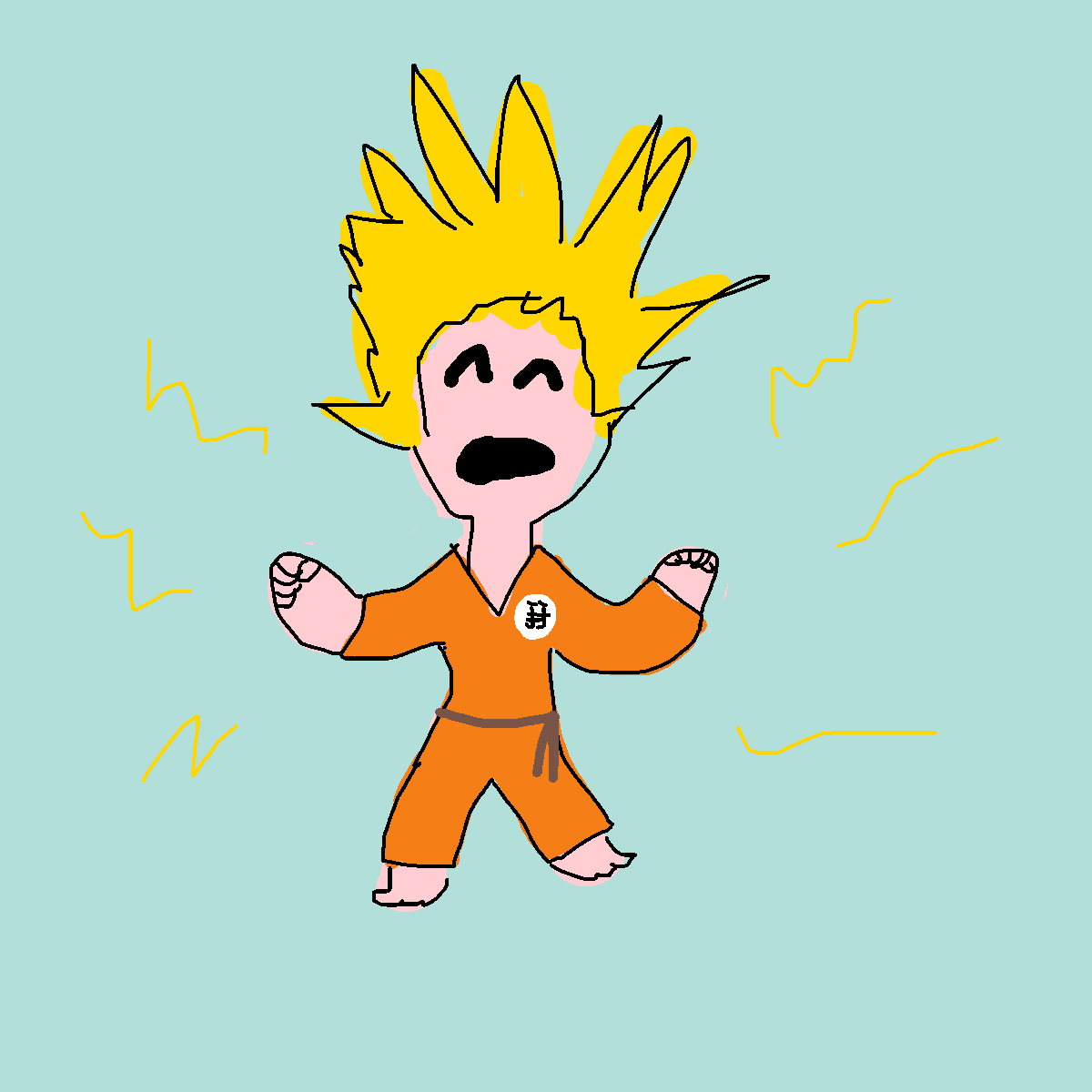 Super Saiyan drawing by jashezilla
