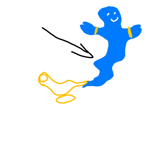 Genie drawing by cream-live-style