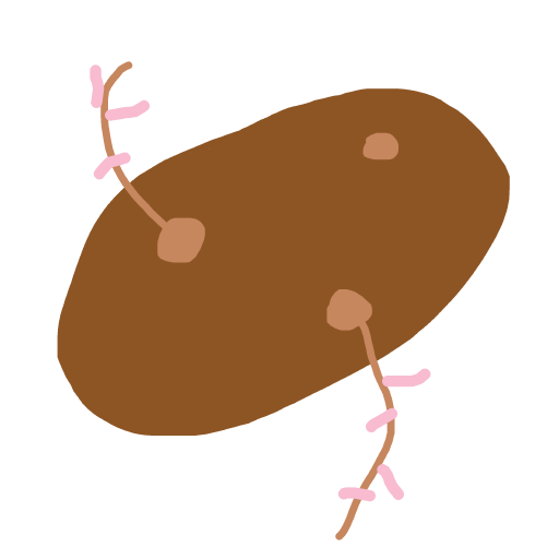 Potato drawing by bia