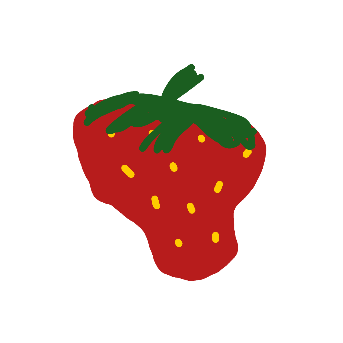 Strawberry drawing by soft-delta-hand