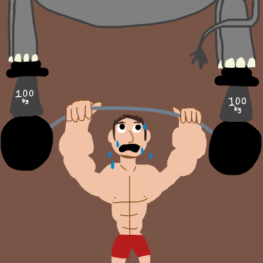 Dumbbell drawing by jashezilla