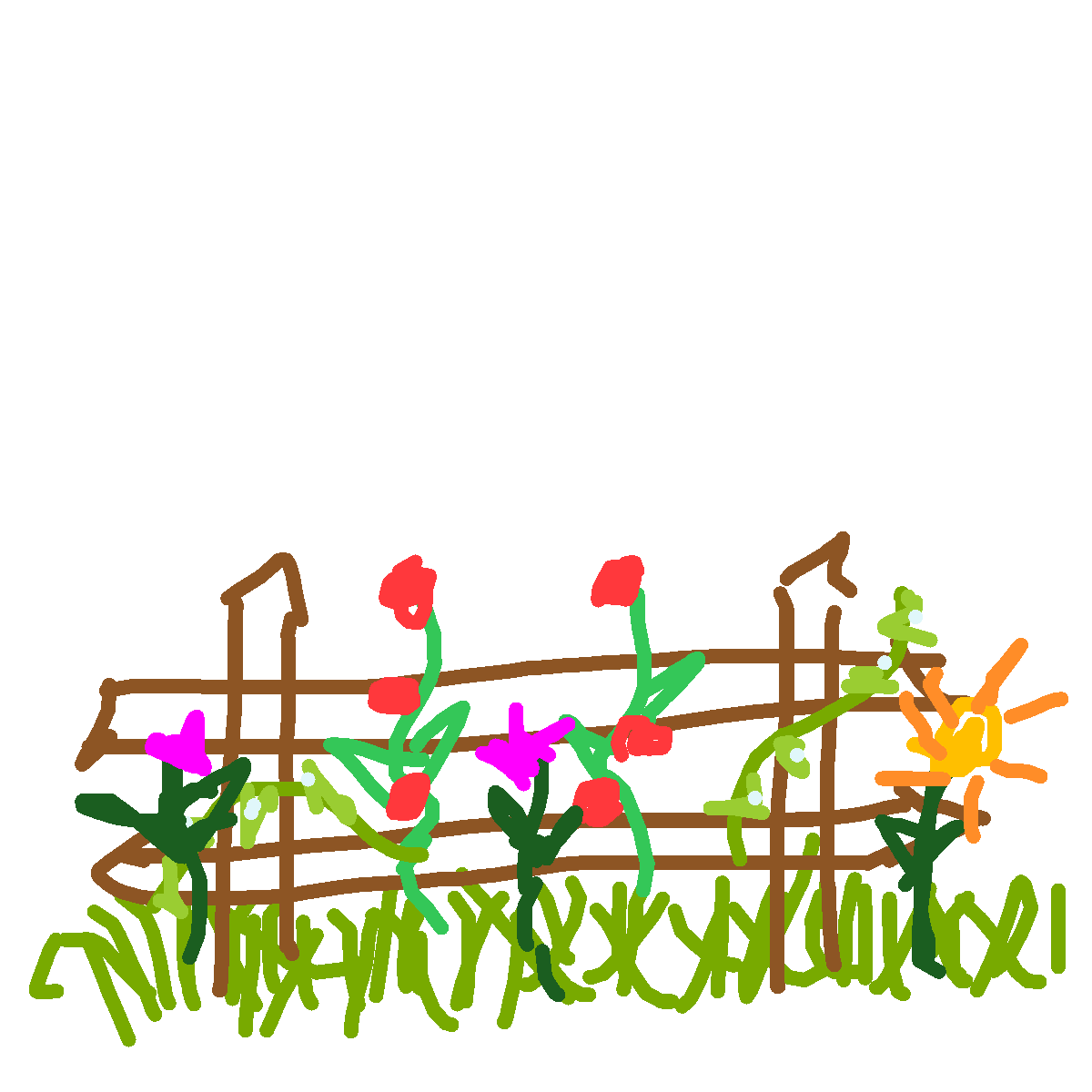 Garden drawing by color-olive-web