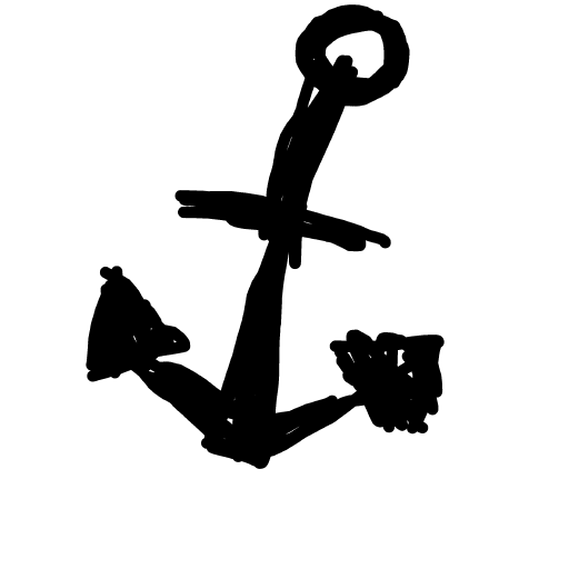 Anchor drawing by jukgaa