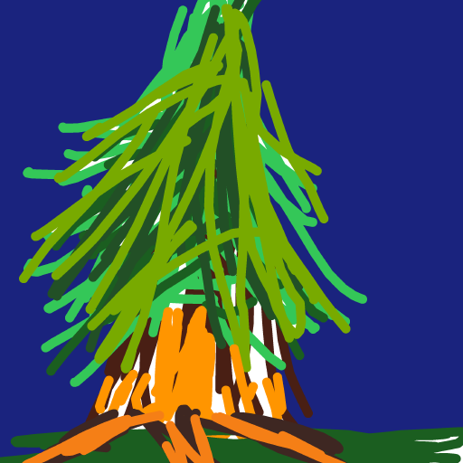 Tree drawing by Juliezzz