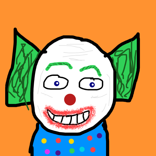 Clown drawing by dan