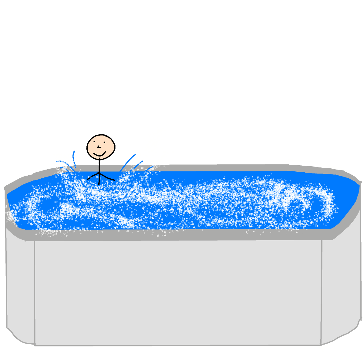 Bathtub drawing by Cwis448