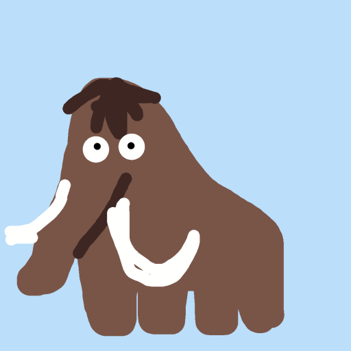 Mammoth drawing by knoxy