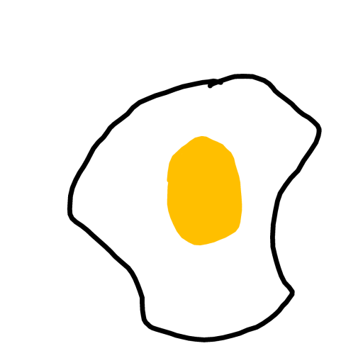 Egg drawing by Bri3