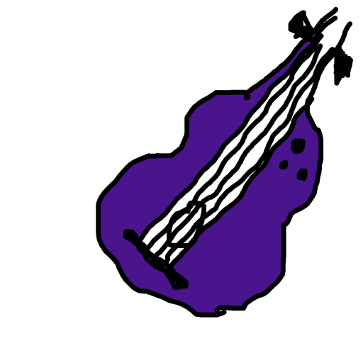 Guitar drawing by nyca