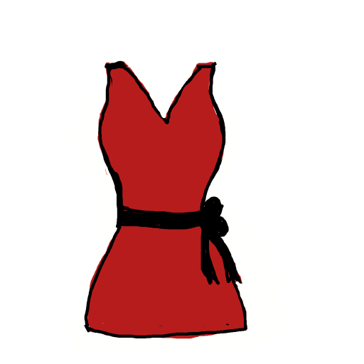Dress drawing by moon-dark-chief