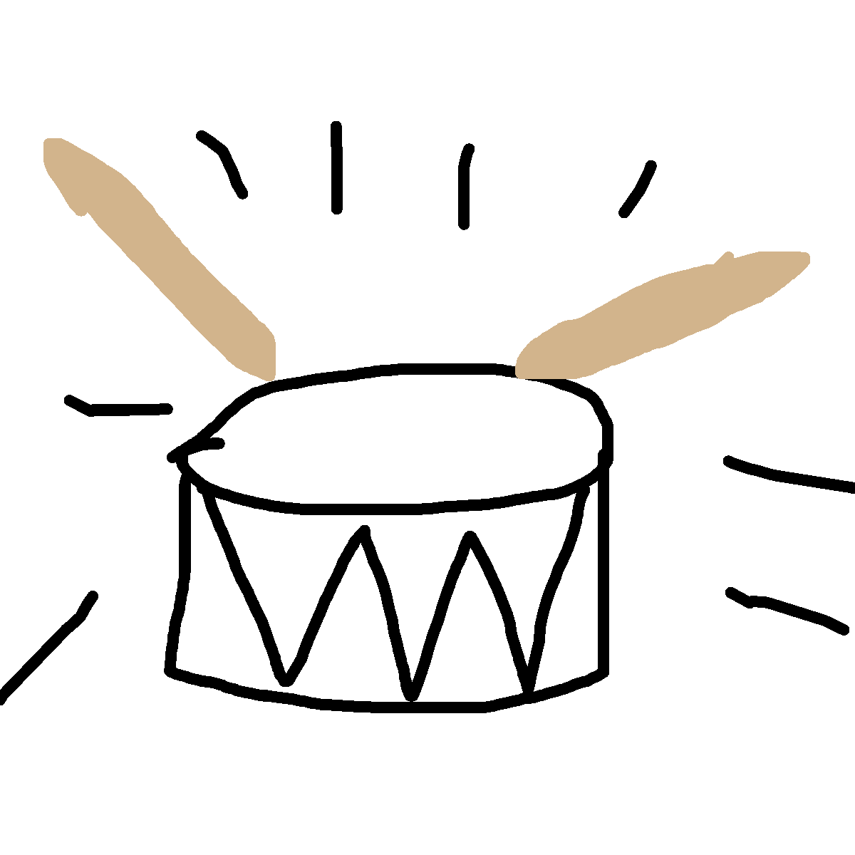 Drum drawing by mikestam195