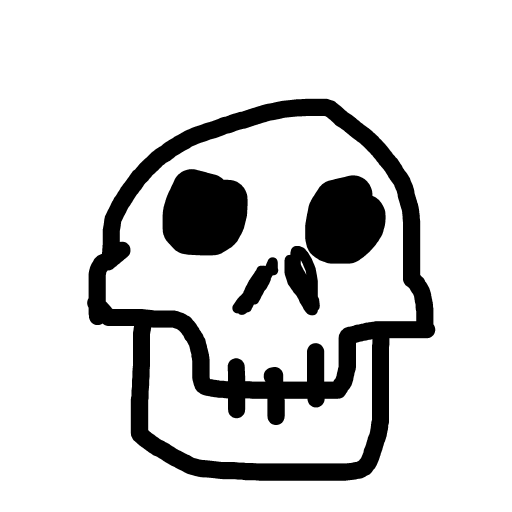 Skull drawing by tandman