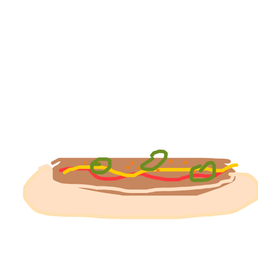 Hot Dog drawing by great-fresh-style