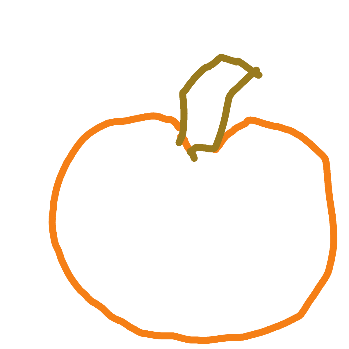 Pumpkin drawing by mild-brass-boost