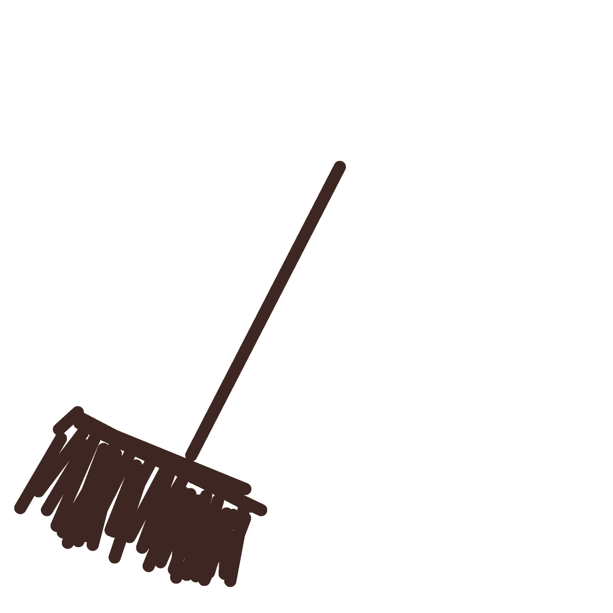 Broom drawing by chaddyboyyo