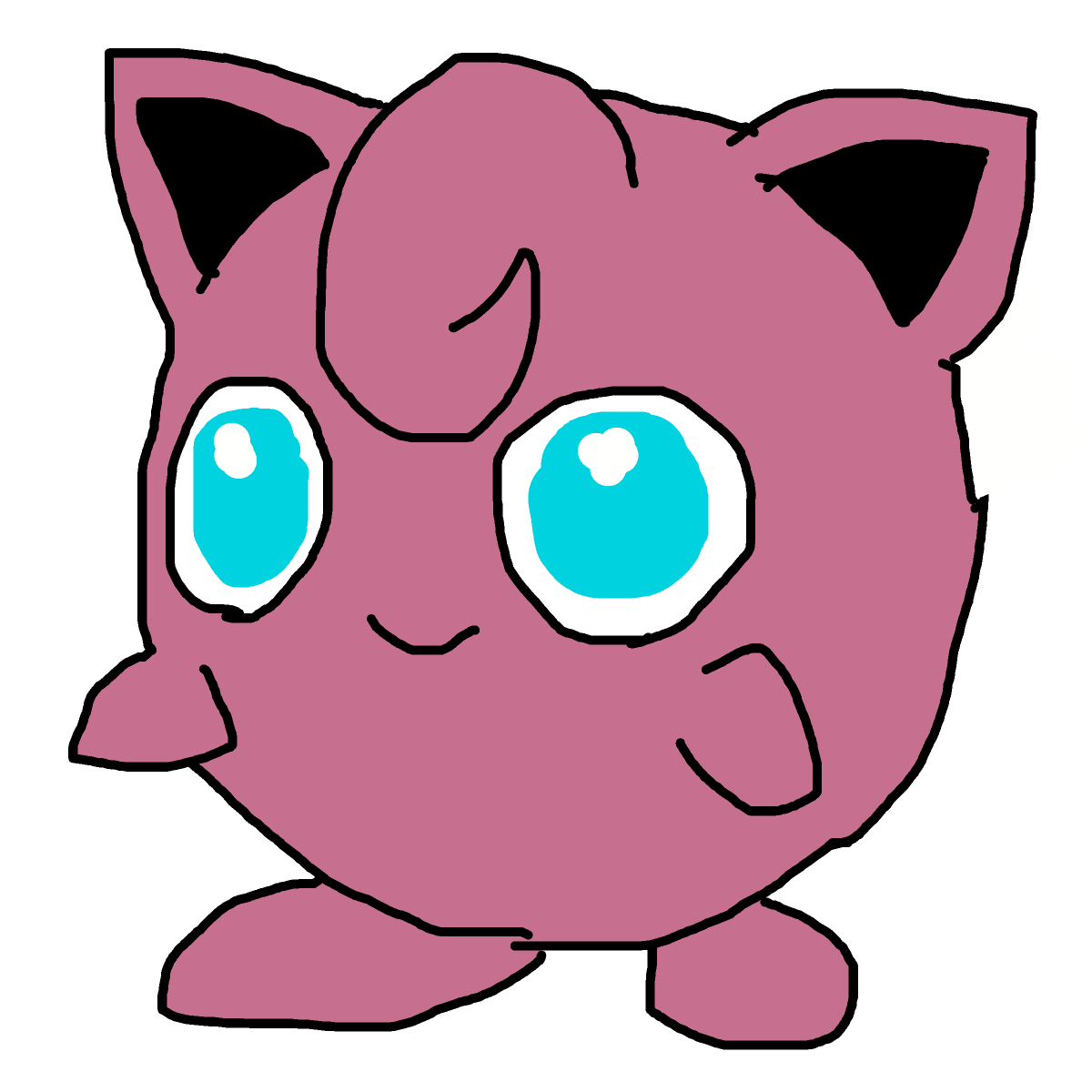 Jigglypuff drawing by draw-zeta-gate
