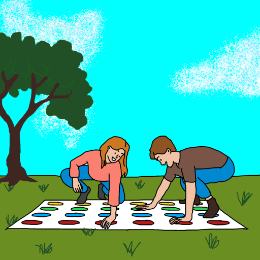 Twister drawing by monthra