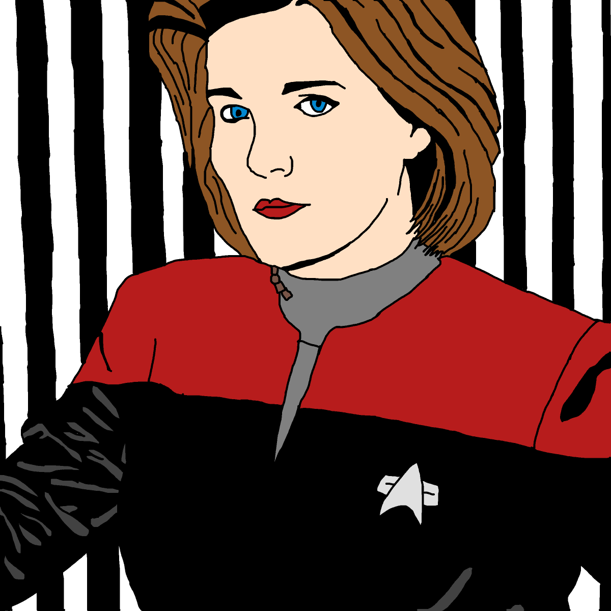 Janeway drawing by monthra