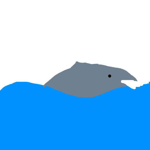 Dolphin drawing by bia