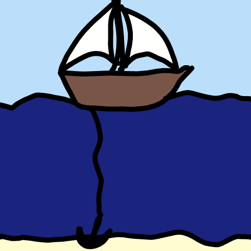 Anchor drawing by Marcos