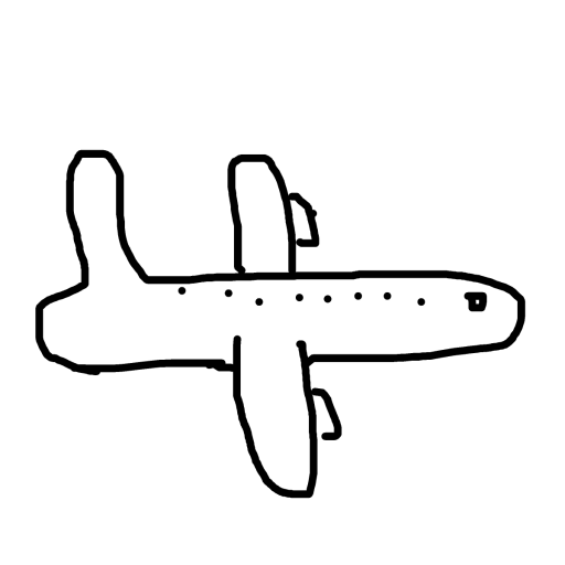 Airplane drawing by ice-pure-realm