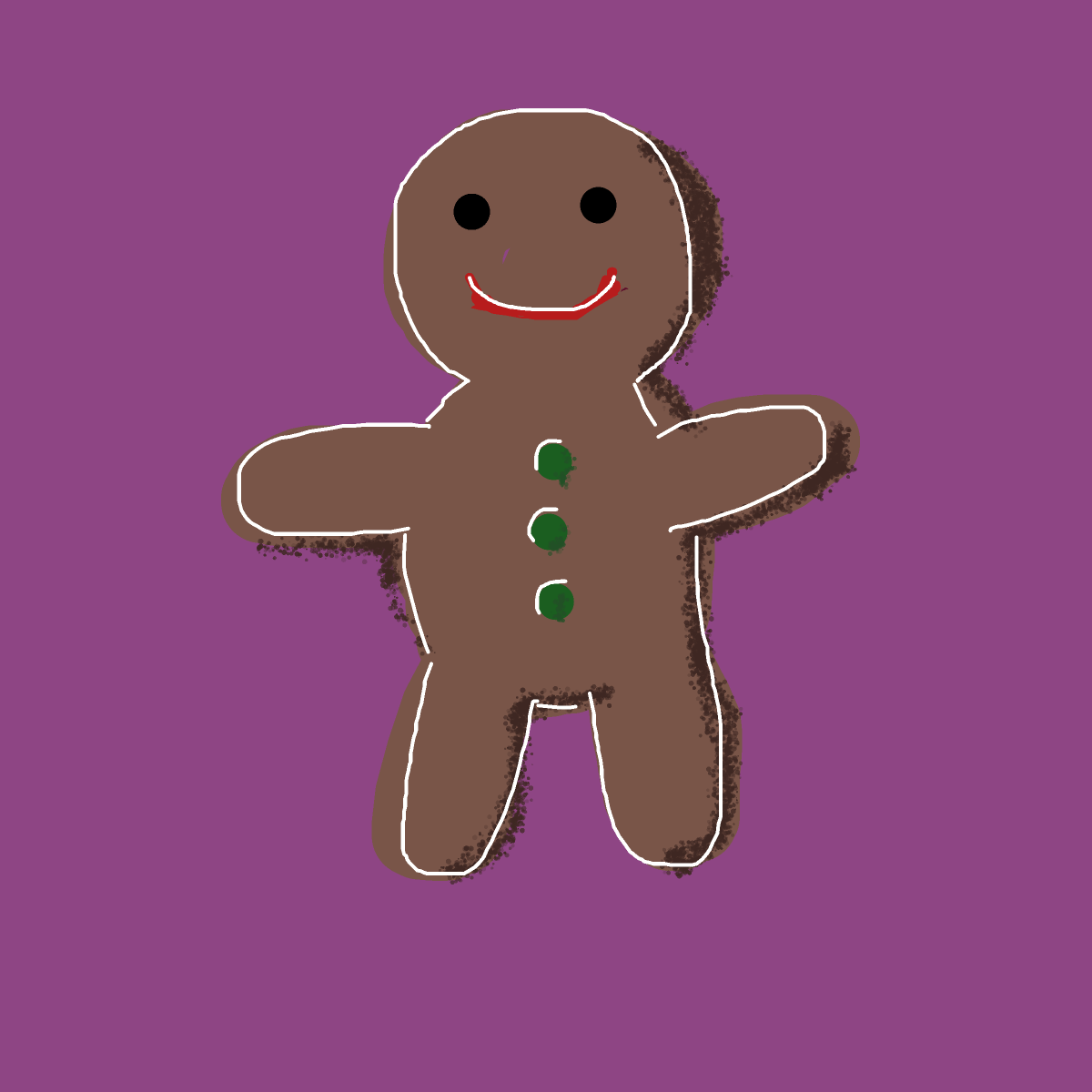 Gingerbread drawing by firecracker