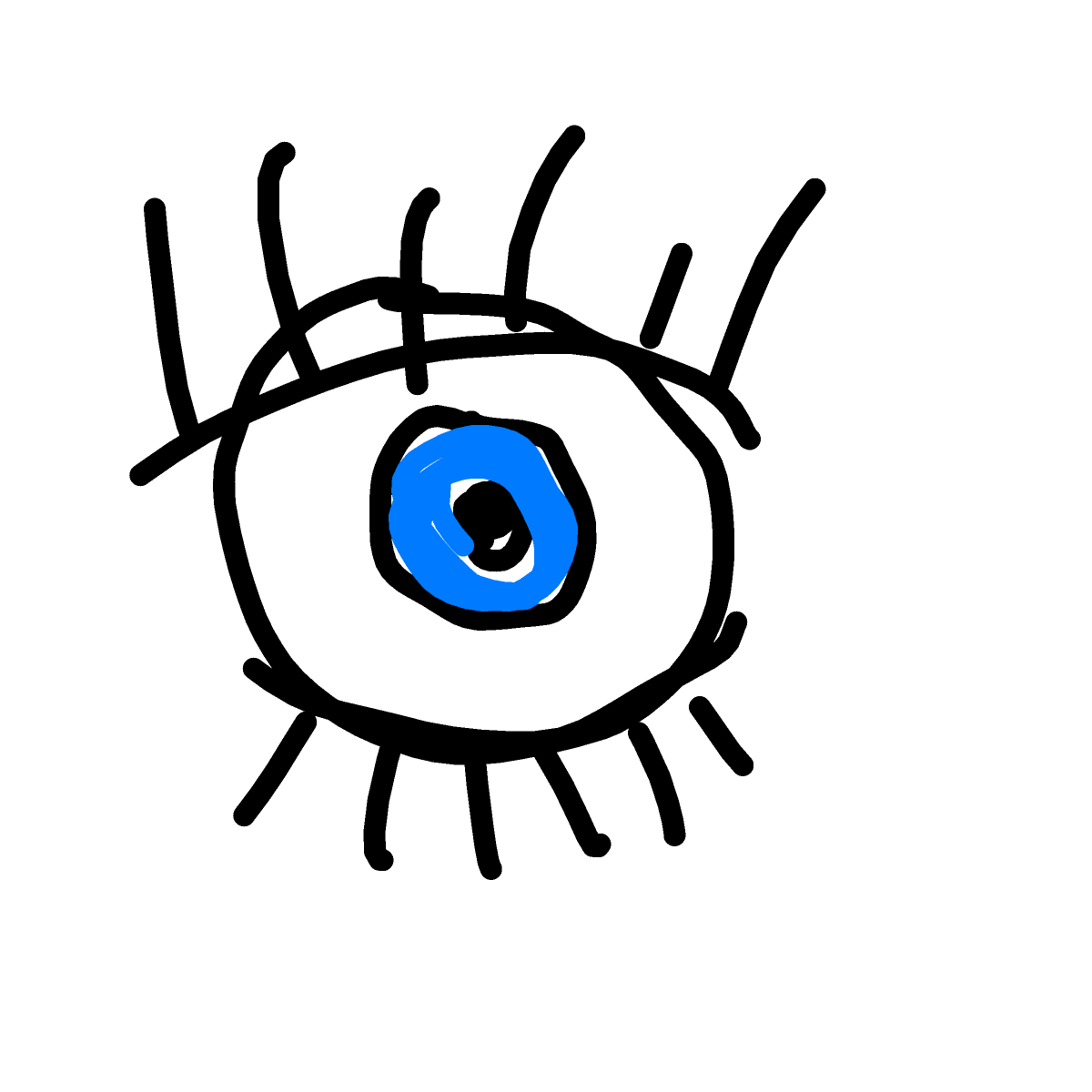 Eyeball drawing by Fejlkode