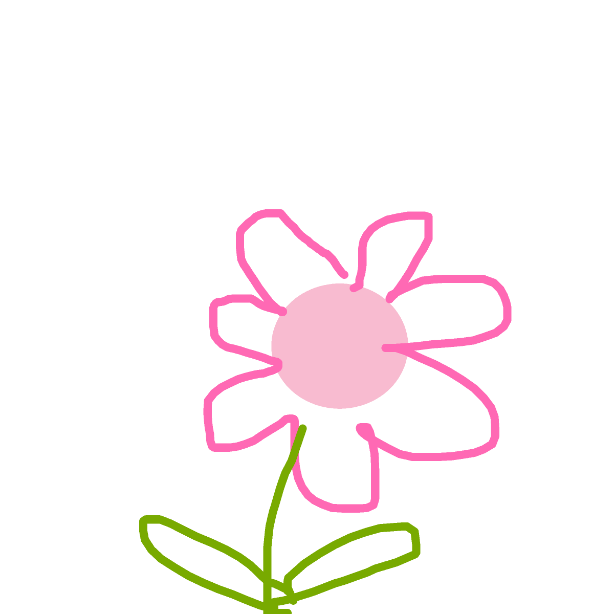 Flower drawing by dapyllil
