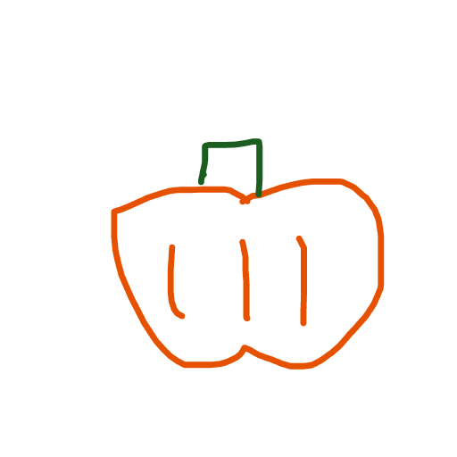 Pumpkin drawing by mikl pickle